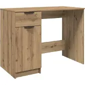vidaXL Bureau Artisan-Chêne 100x50x75 cm Bois composite