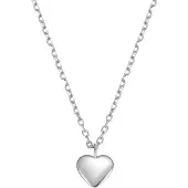 Hey Happiness Chaîne 'Love Heart' argent