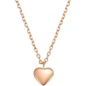 Hey Happiness Chaîne 'Love Heart' or rose