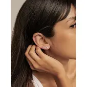 Hey Happiness Boucles d'oreilles 'Blooming Flower' argent
