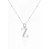 Hey Happiness Chaîne 'Letter Z' argent