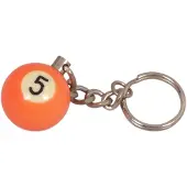 Ventura Porte-clés boule de billard 25 mm No. 5