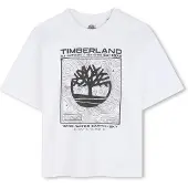 Timberland T60794 Short Sleeve T-shirt Blanc 16 Years Garçon