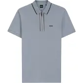 BOSS Philix 10272836 Green Short Sleeve Polo Gris M Homme
