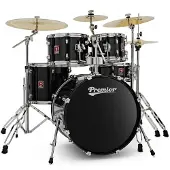 Premier Revolution 20" 5pc Drum Kit Bundle Black