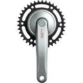 Shimano Nexus C6000 E-bike Crankset Argenté 170 mm / 33t