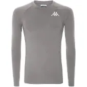 Kappa Vurbat Long Sleeve Base Layer Gris L Homme