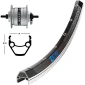 Exal Roue avant, 26"