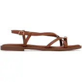 Xti Sandales plates 145358 femmes - Marron - 37