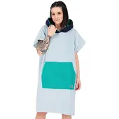 Deproc Peignoir long 'PARLEE BEACH' bleu clair