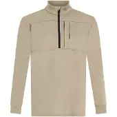 Protest Graphic Half Zip Sweatshirt Beige S Homme