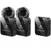 Puluz Microphone Sans Fil 2 Tx + 1 Rx