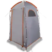 vidaXL Tente de douche Gris et orange Étanche