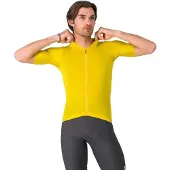 Castelli Espresso 2 Short Sleeve Jersey Jaune S Homme