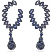 Avant Garde Boucles d'oreilles 'Adelama' bleu foncé