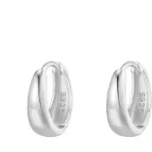 Hey Happiness Boucles d'oreilles 'Dome' argent