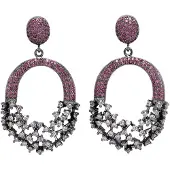 Avant Garde Boucles d'oreilles 'Olgama' rose