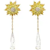 Avant Garde Boucles d'oreilles 'Tatiana' jaune