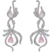 Avant Garde Boucles d'oreilles 'Elenaette' argent