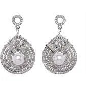 Avant Garde Boucles d'oreilles 'Veronikaa' argent