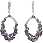 Avant Garde Boucles d'oreilles 'Beataka' lilas