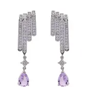 Avant Garde Boucles d'oreilles 'Vesnaya' argent