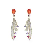 Avant Garde Boucles d'oreilles 'Helenaya' or