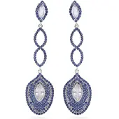 Avant Garde Boucles d'oreilles 'Romina' bleu
