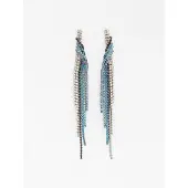 Avant Garde Boucles d'oreilles 'Ludmilaa' bleu