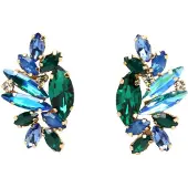 Avant Garde Boucles d'oreilles 'Valeriaka' vert