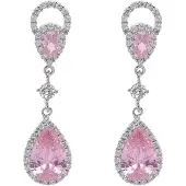 Avant Garde Boucles d'oreilles 'Agatana' rose clair