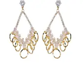 Avant Garde Boucles d'oreilles 'Sofiara' or