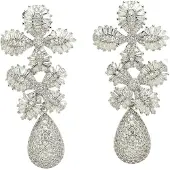 Avant Garde Boucles d'oreilles 'Ursulaia' argent