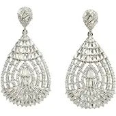 Avant Garde Boucles d'oreilles 'Ninaia' argent