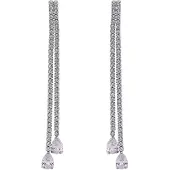 Avant Garde Boucles d'oreilles 'Claudiara' argent