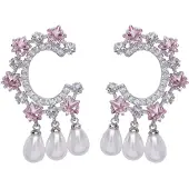 Avant Garde Boucles d'oreilles 'Jovanaia' rose clair