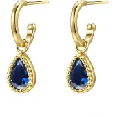 Hey Happiness Boucles d'oreilles 'September Birthstone' or