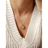 Hey Happiness Chaîne 'Flower of Life' or