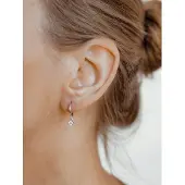 Hey Happiness Boucles d'oreilles 'Floré' argent