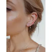 Hey Happiness Boucles d'oreilles 'Bloom' argent