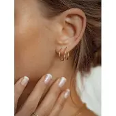 Hey Happiness Boucles d'oreilles 'Essence' or