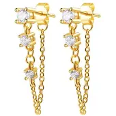 Hey Happiness Boucles d'oreilles 'Stardust' or