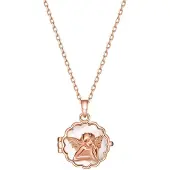Hey Happiness Chaîne 'Seraphina Locket' or rose