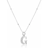 Hey Happiness Chaîne 'Letter G' argent