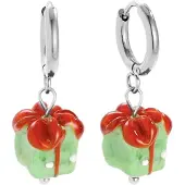 Cala Rose Boucles d'oreilles 'EMERALD GIFT' argent