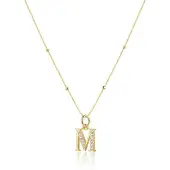 Hey Happiness Chaîne 'Letter M' or