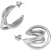 Cala Rose Boucles d'oreilles 'ZARIA' argent