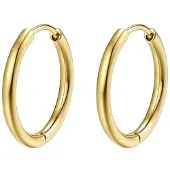 Hey Happiness Boucles d'oreilles 'Luna' or