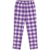 LEAFLETIC Pantalon de pyjama violet chiné