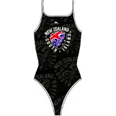 Turbo New Zealand Shield Swimsuit Noir 2XL Femme